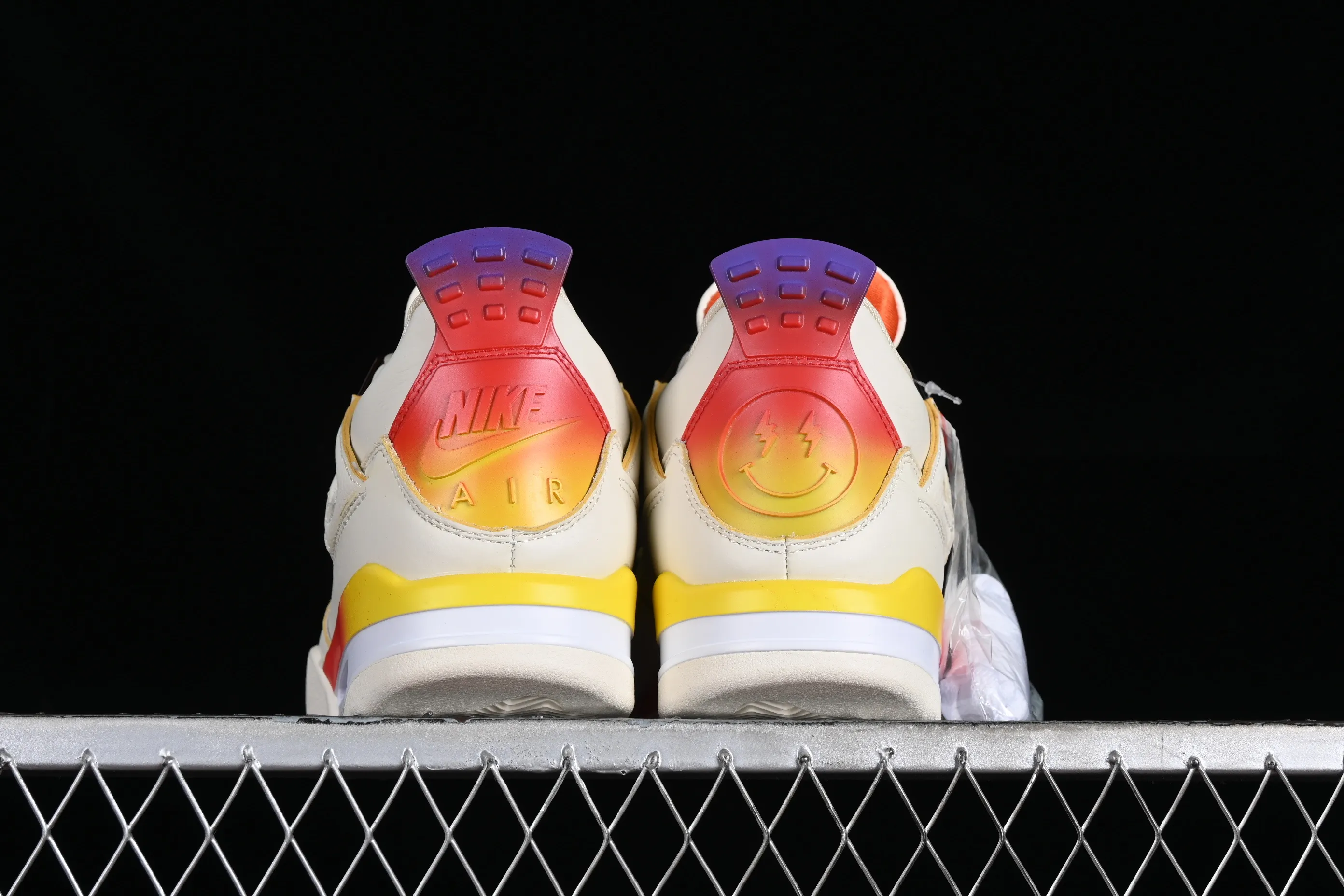 All categories Air Jordan Jordan series basketball shoes Air Jordan 4 J.Balvin x Air Jordan 4 Retro AJ4 Joe 4 rainbow gradient DH6927-901